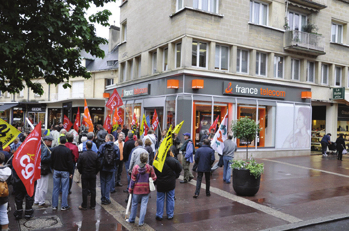 Manifestation France Telecom